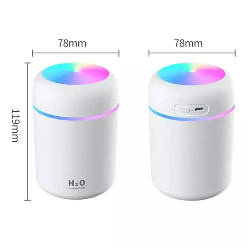 Humidifier Air Diffuser Ultrasonic LED - Envio Imediato