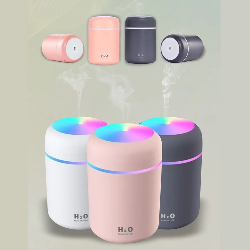 Humidifier Air Diffuser Ultrasonic LED - Envio Imediato