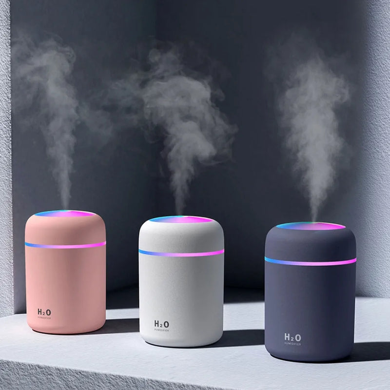 Humidifier Air Diffuser Ultrasonic LED - Envio Imediato