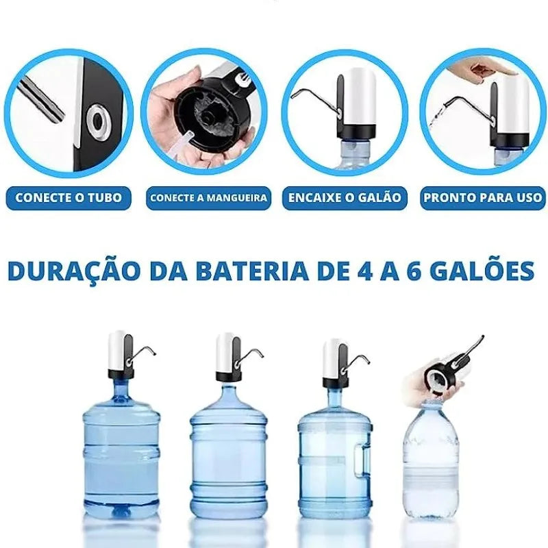 Bomba de Água elétrico para Galão - Envio Imediato