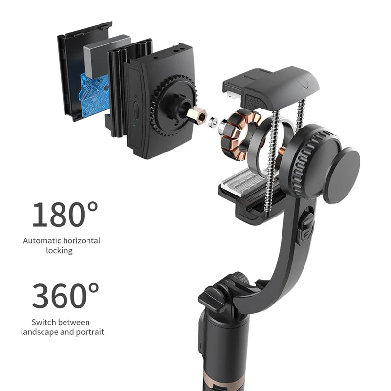 Gimbal Estabilizador Bastão de Selfie Dobrável - Envio Imediato