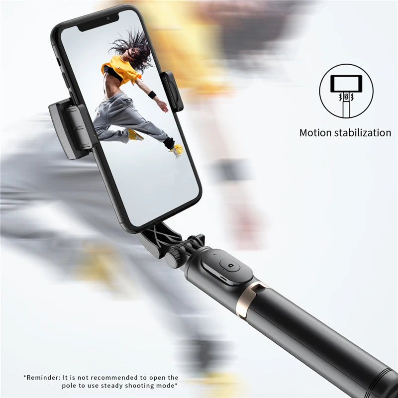 Gimbal Estabilizador Bastão de Selfie Dobrável - Envio Imediato