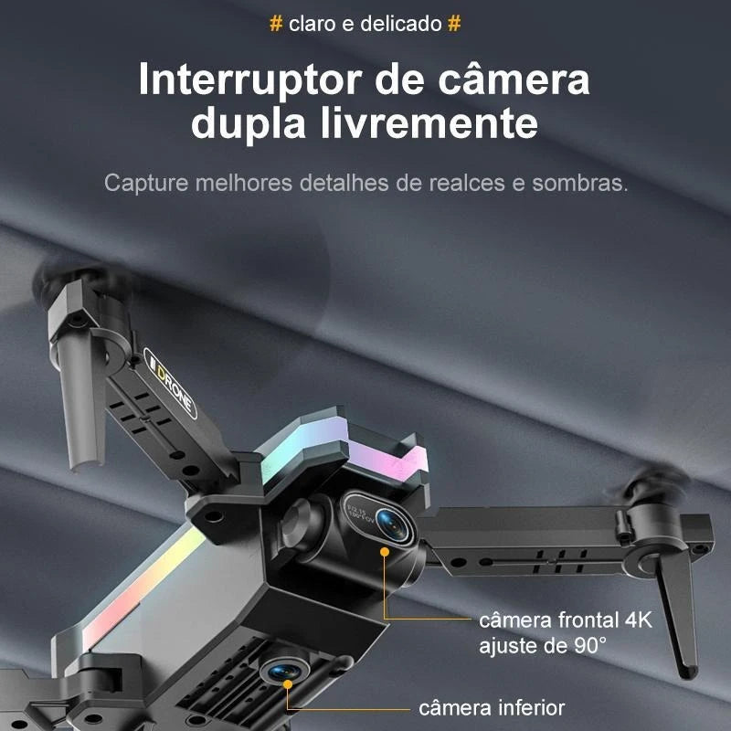 Drone Profissional XT8 Mini com Câmera 4K HD - Envio Imediato