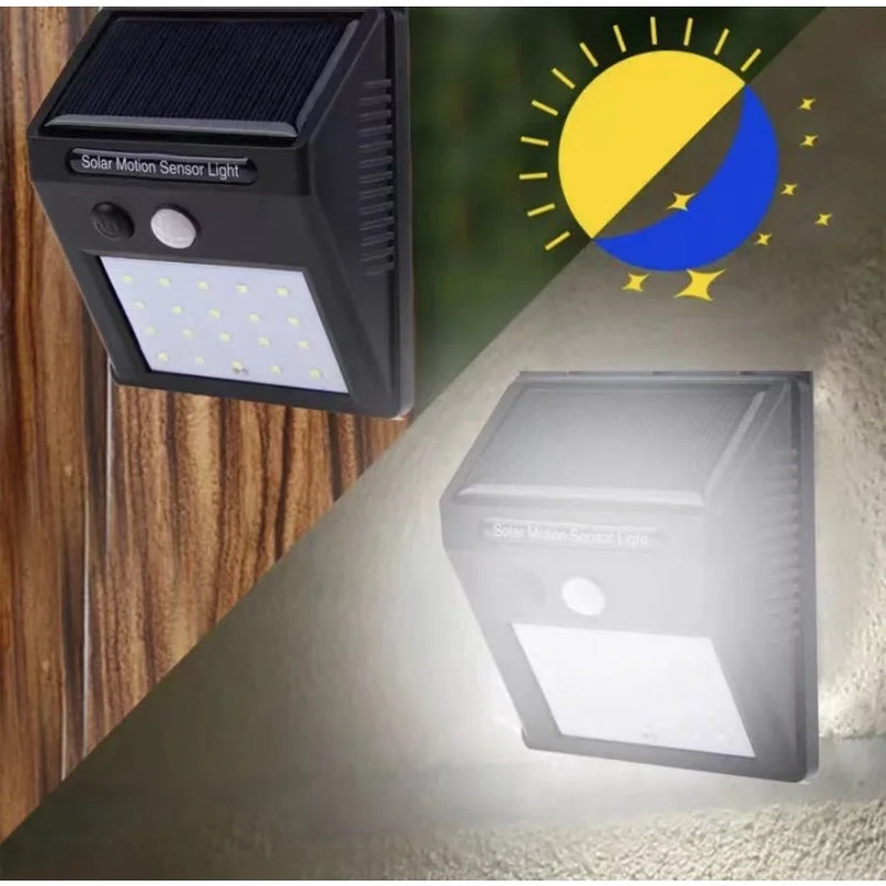 Lanmey Luminária Solar LED com Sensor de Presença - Envio Imediato