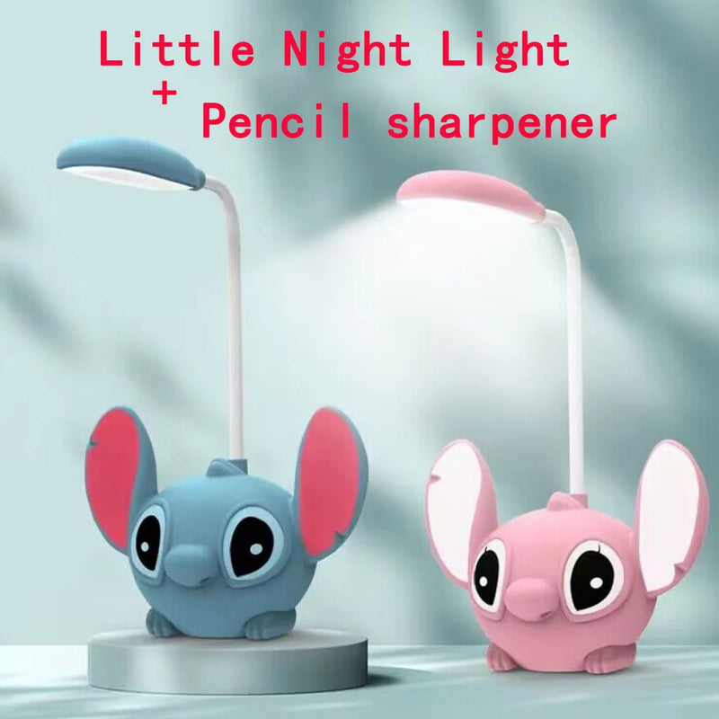 lilo & stitch lâmpada de mesa led com apontador de lápis - Envio Imediato